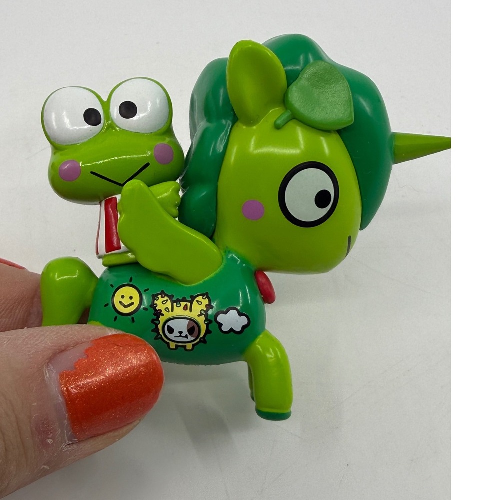 Tokidoki x Sanrio Keroppi Unicorno Vinyl Figure Green 2020 Collectible Toy
